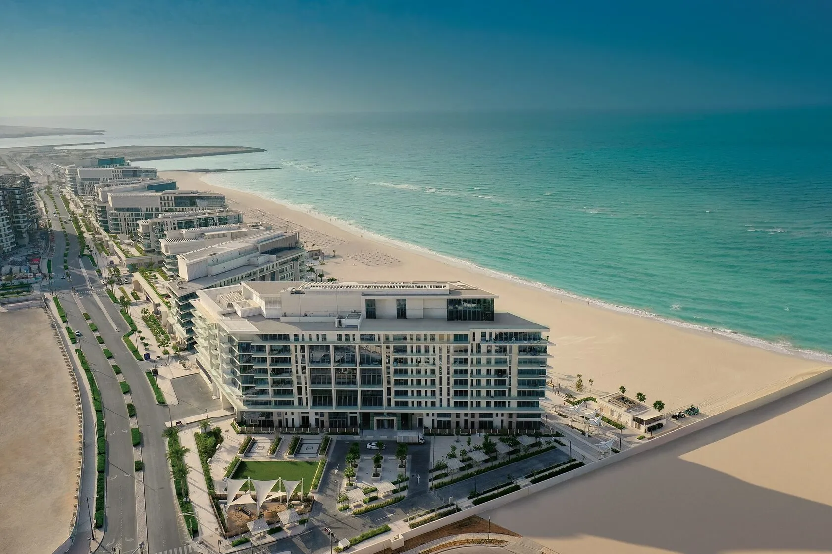 mamsha al saadiyat aerial view