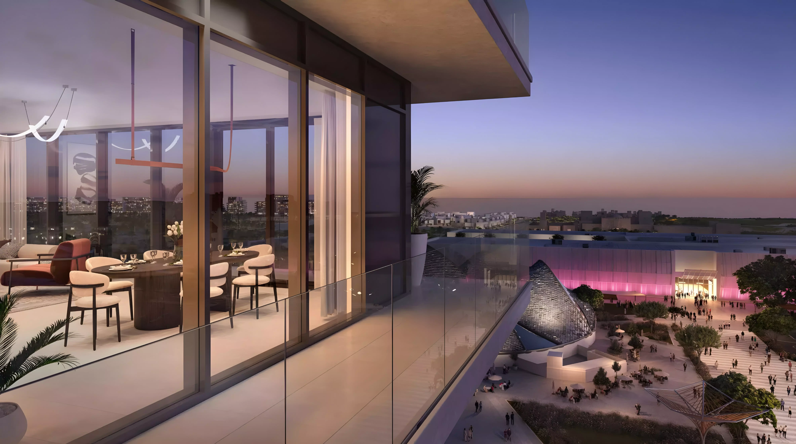 manarat living3 by aldar in saadiyat balcony view