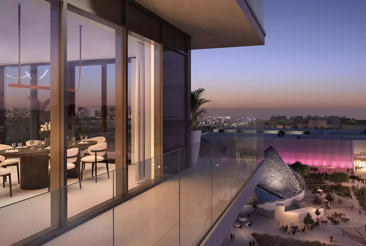 manarat living by aldar in saadiyat side view