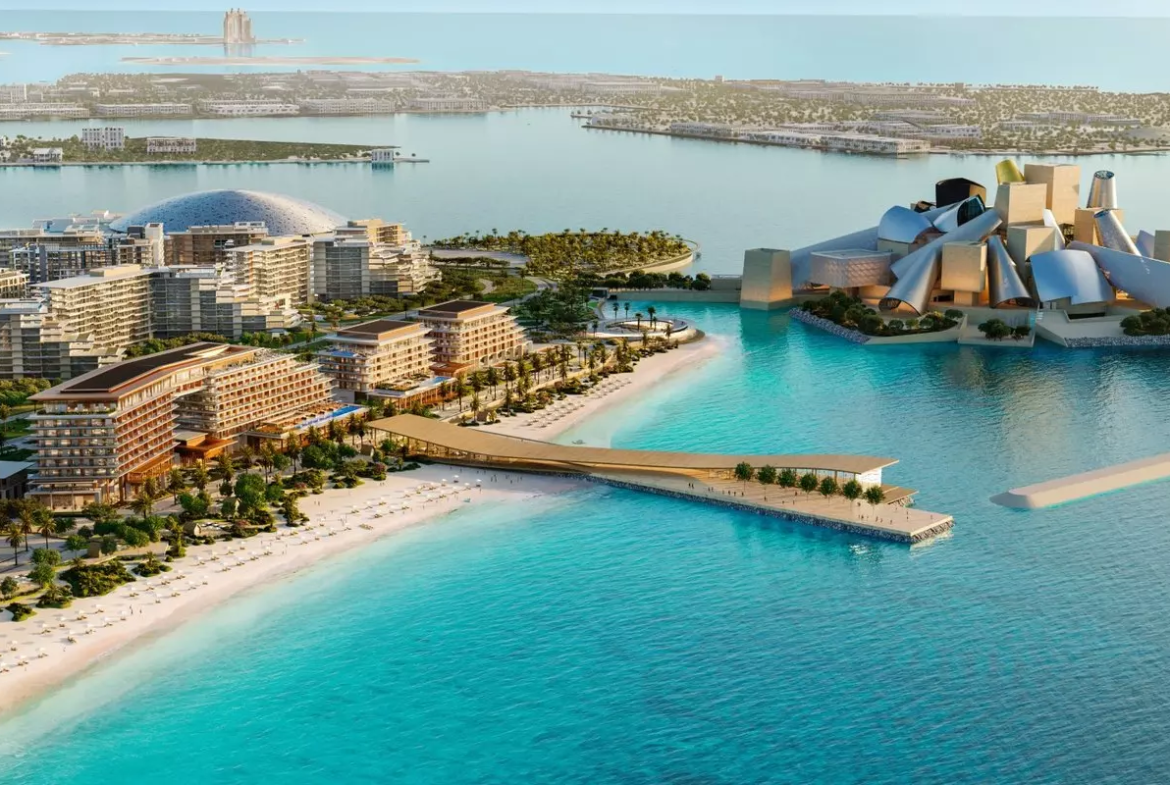 nobu residences saadiyat aldar aerial view