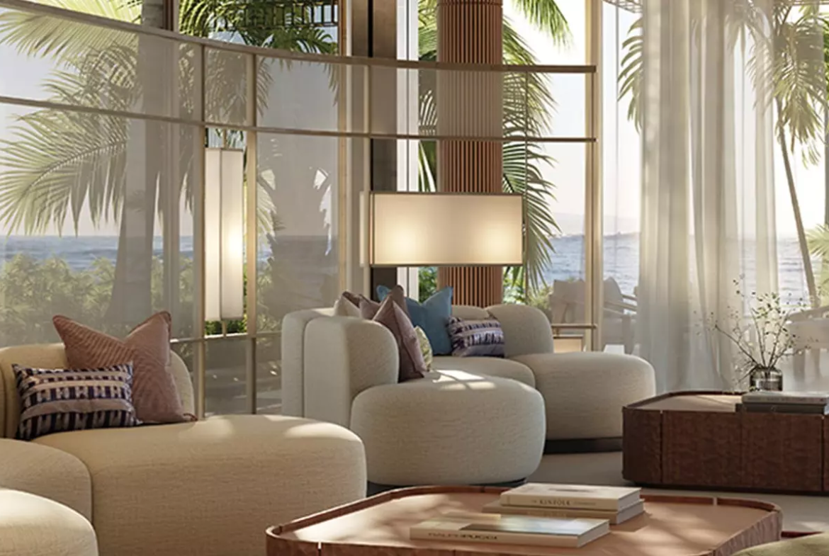 nobu residences saadiyat aldar living room