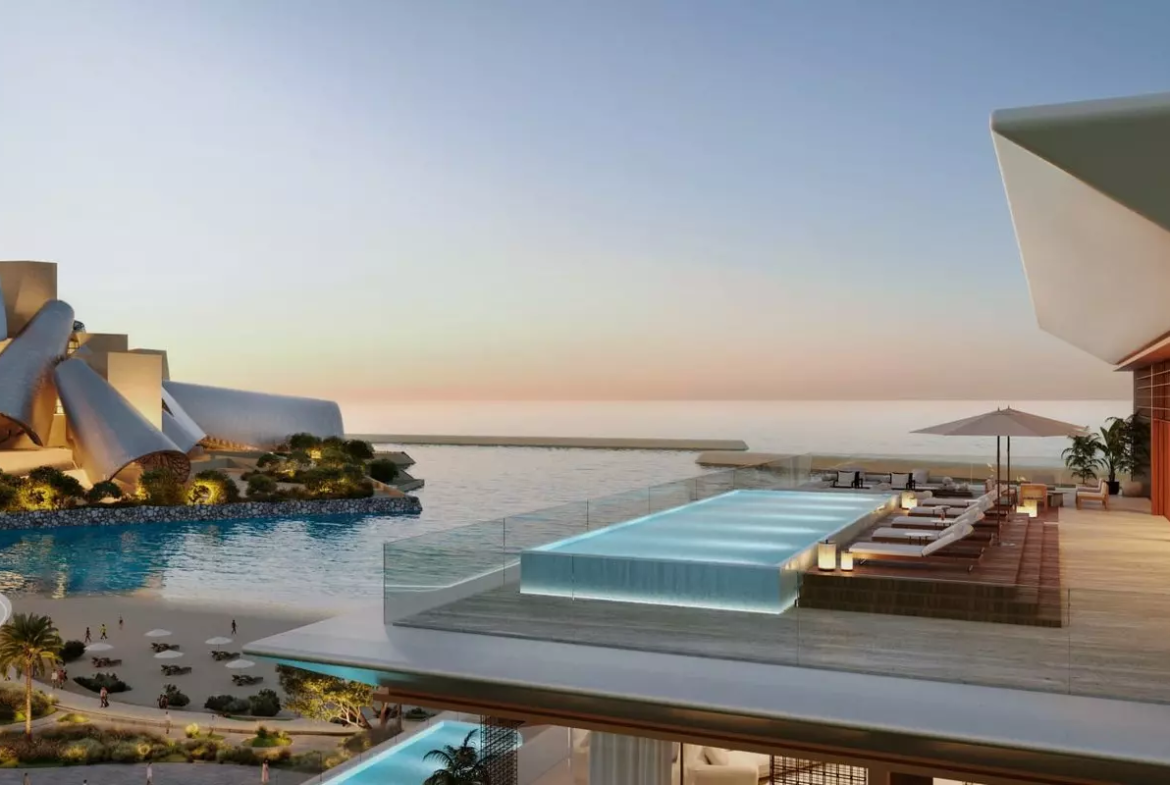 nobu residences saadiyat aldar side beach view