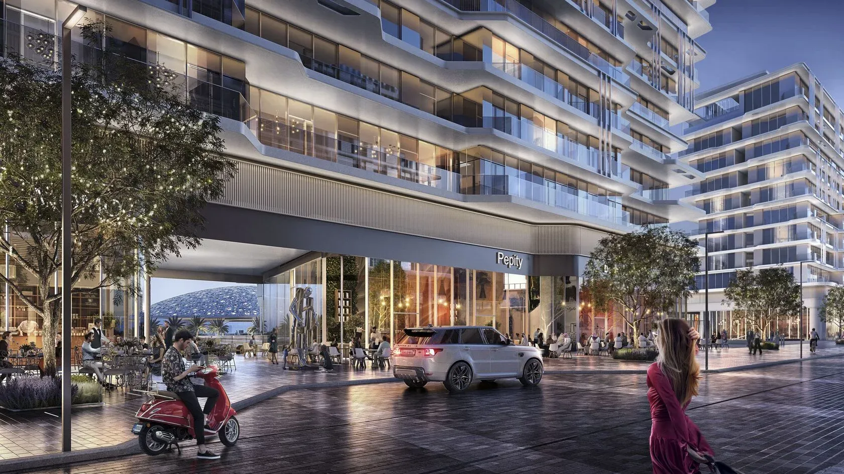 saadiyat grove by aldar properties street view