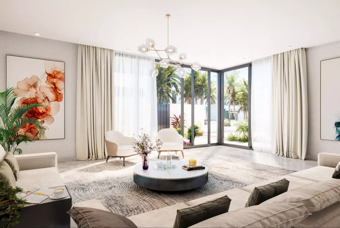 saadiyat lagoons by aldar properties living room