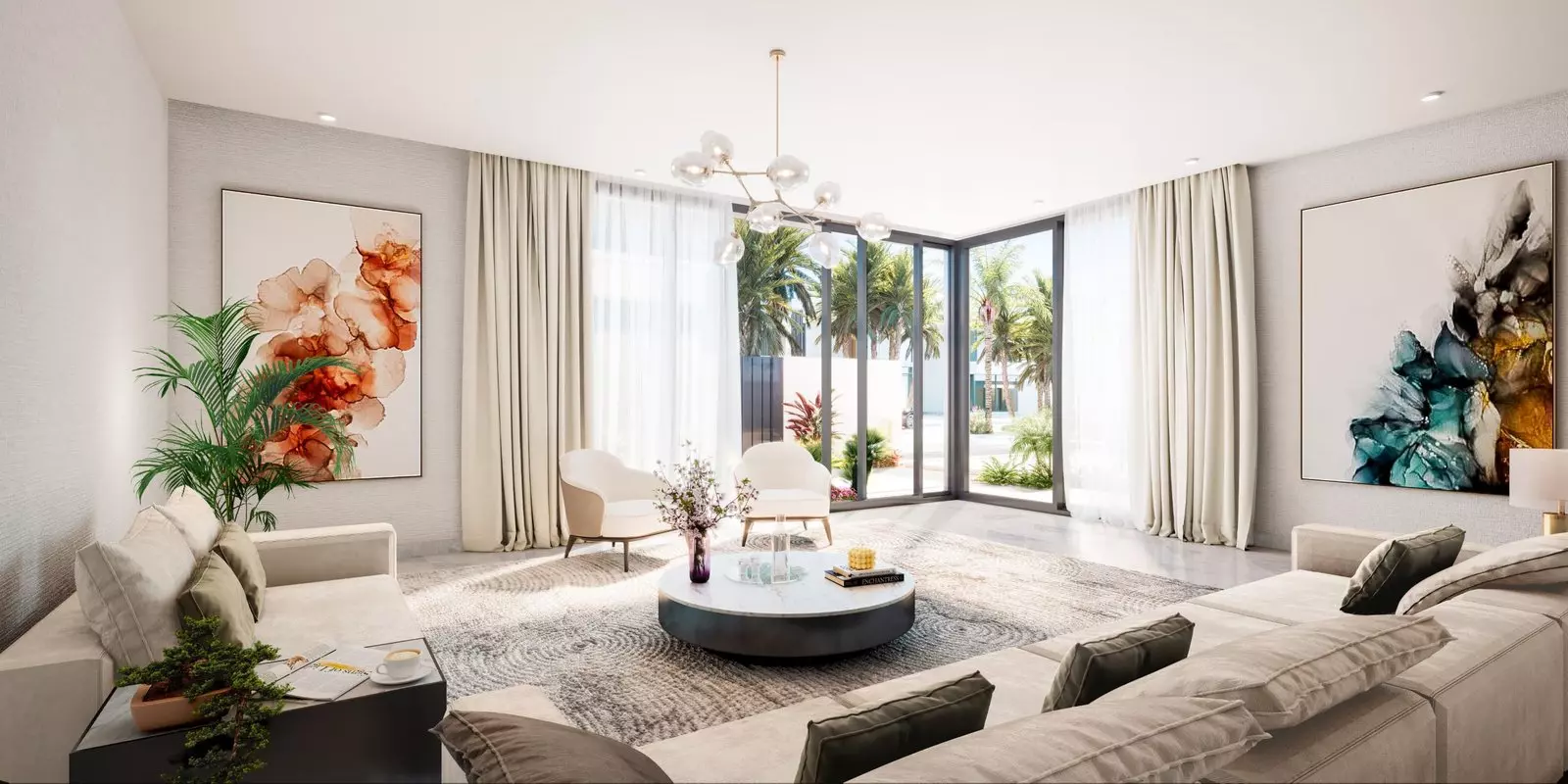 saadiyat lagoons by aldar properties living room