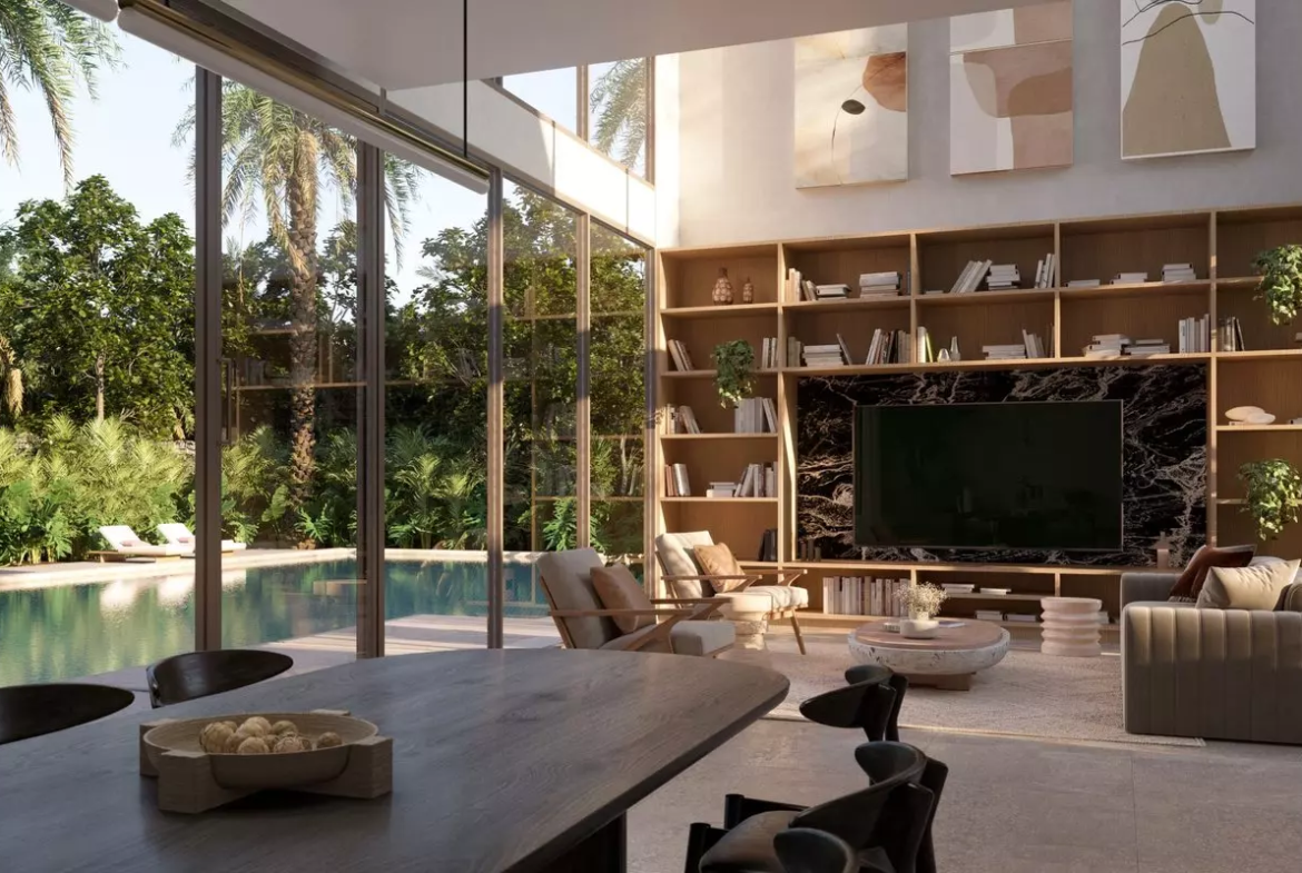 saadiyat lagoons by aldar properties living room