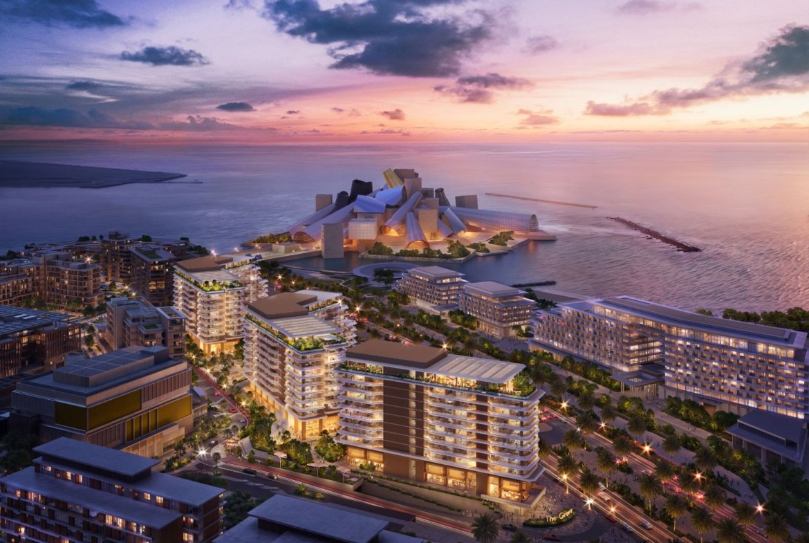 the arthouse from aldar properties saadiyat island aerial view
