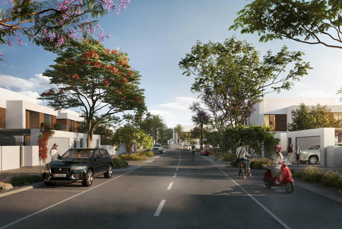 the dunes saadiyat reserve road view