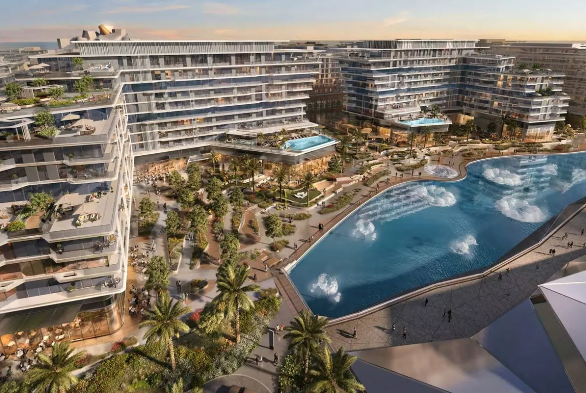 the source 1 by aldar in saadiyat island aerial view