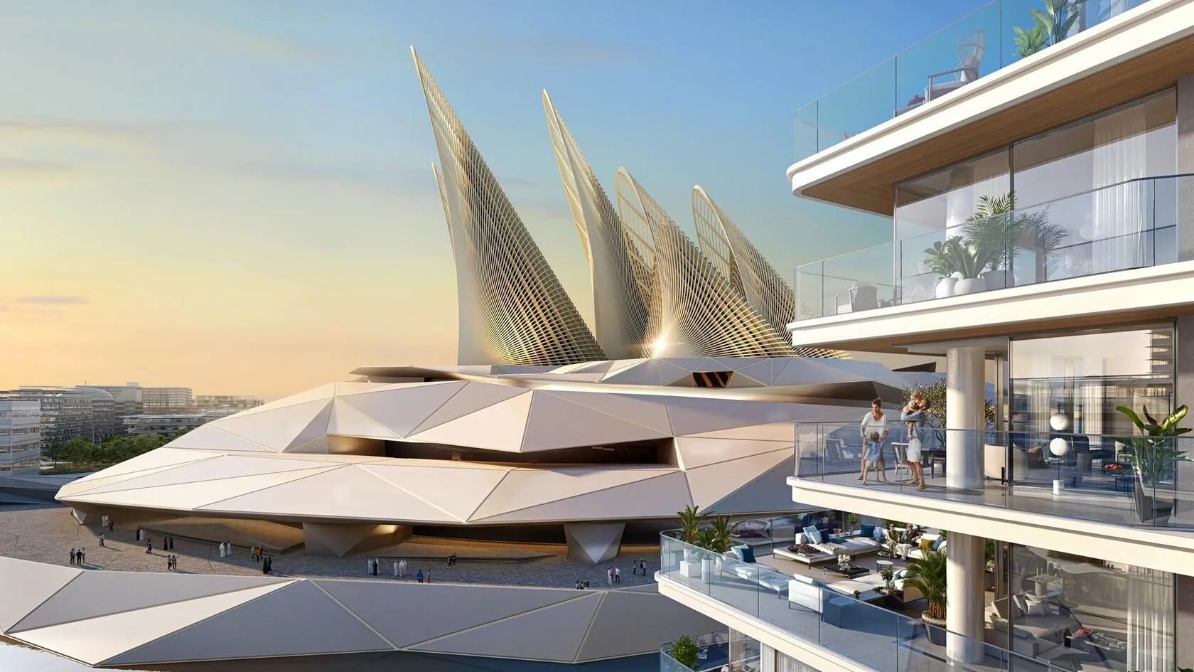 the source 2 by aldar properties in saadiyat side view